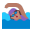 Woman Swimming Flat Medium icon