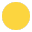 Yellow Circle Flat icon