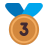 3rd-Place-Medal-Flat icon