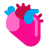 Anatomical-Heart-Flat icon