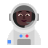 Astronaut-Flat-Dark icon
