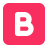 B-Button-Blood-Type-Flat icon