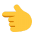 Backhand-Index-Pointing-Left-Flat-Default icon