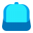 Billed Cap Flat icon