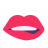 Biting Lip Flat icon