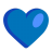 Blue-Heart-Flat icon