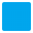 Blue-Square-Flat icon