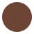 Brown Circle Flat icon