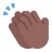 Clapping Hands Flat Medium Dark icon