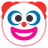 Clown-Face-Flat icon
