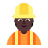 Construction-Worker-Flat-Dark icon