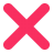 Cross Mark Flat icon