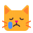 Crying Cat Flat icon
