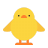 Front-Facing-Baby-Chick-Flat icon