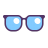 Glasses Flat icon