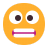 Grimacing Face Flat icon
