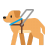Guide-Dog-Flat icon