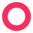 Hollow-Red-Circle-Flat icon