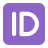 Id Button Flat icon