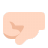 Left-Facing-Fist-Flat-Light icon