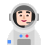 Man-Astronaut-Flat-Light icon