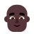 Man-Bald-Flat-Dark icon