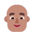 Man-Bald-Flat-Medium icon