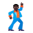 Man Dancing Flat Dark icon