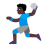 Man-Playing-Handball-Flat-Dark icon