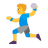 Man-Playing-Handball-Flat-Default icon