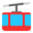 Mountain Cableway Flat icon