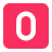 O-Button-Blood-Type-Flat icon