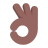 Ok-Hand-Flat-Medium-Dark icon