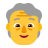 Older Person Flat Default icon