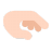 Palm-Down-Hand-Flat-Light icon