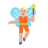 Person-Fairy-Flat-Medium-Light icon