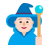 Person-Mage-Flat-Light icon