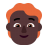 Person-Red-Hair-Flat-Dark icon