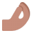 Pinched Fingers Flat Medium icon