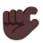 Pinching-Hand-Flat-Dark icon