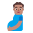 Pregnant Man Flat Medium icon