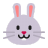 Rabbit Face Flat icon