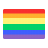 Rainbow-Flag-Flat icon