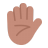 Raised Hand Flat Medium icon