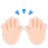 Raising-Hands-Flat-Light icon