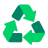 Recycling Symbol Flat icon