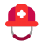 Rescue-Workers-Helmet-Flat icon