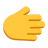 Rightwards Hand Flat Default icon