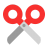 Scissors-Flat icon
