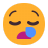 Sleepy-Face-Flat icon